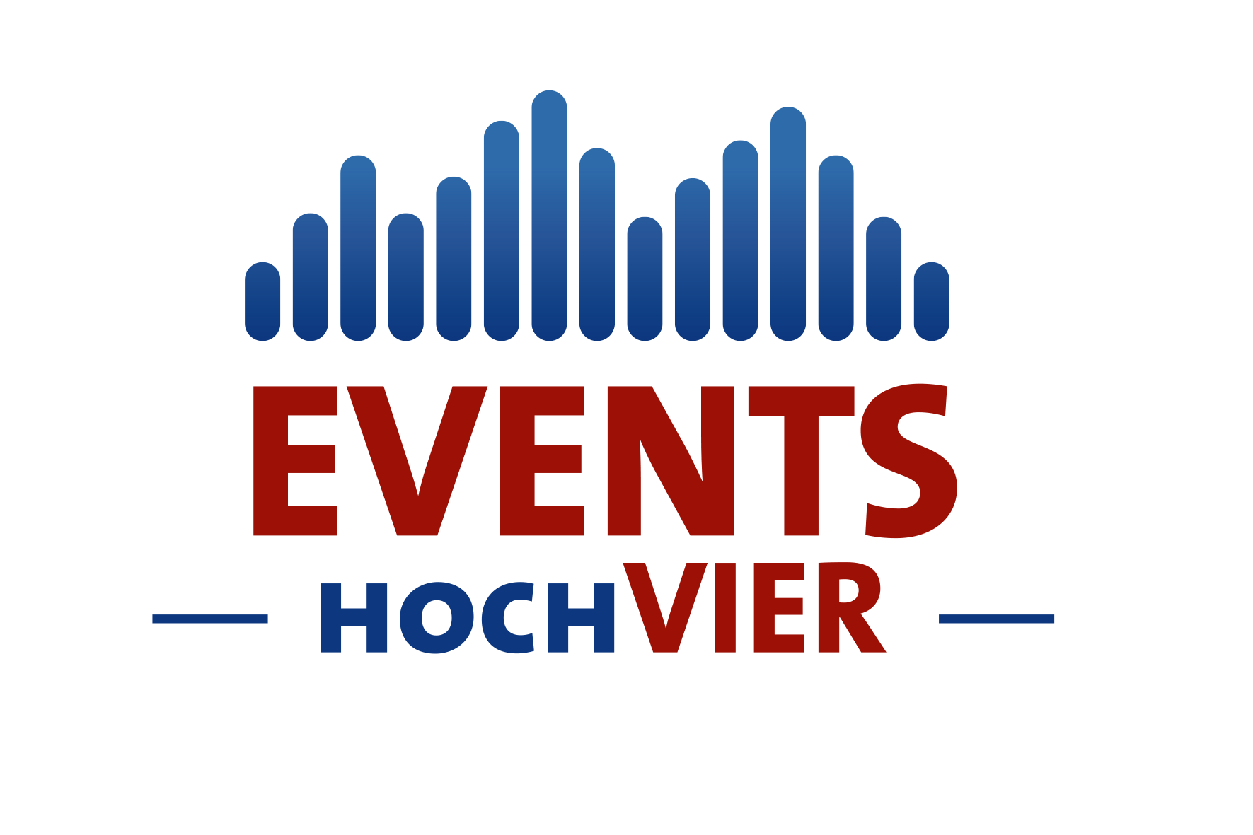Events hoch Vier